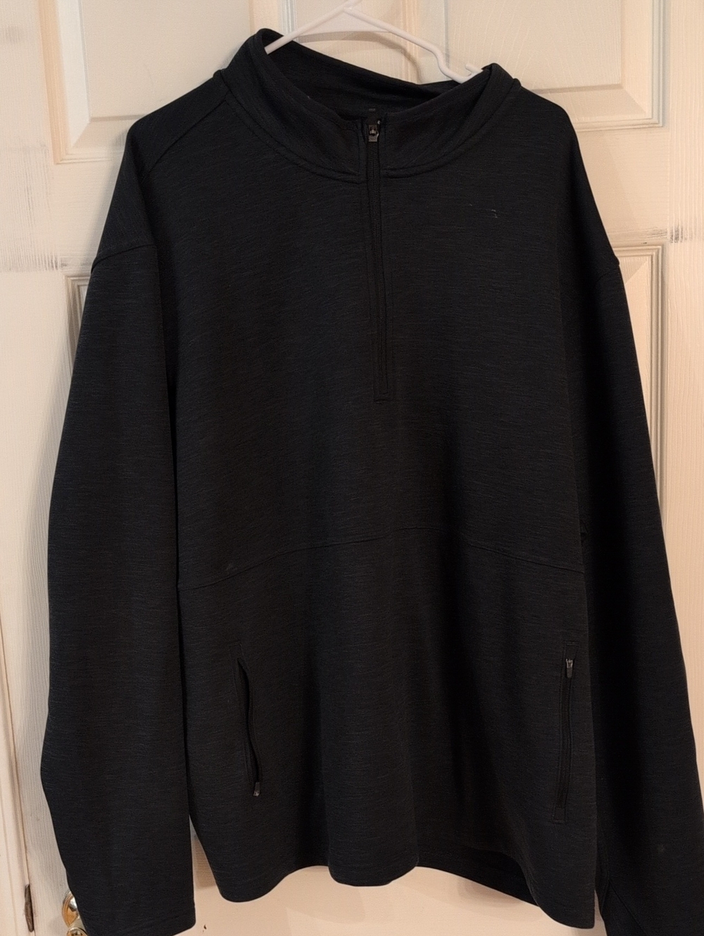 Duluth Trading Co Black Half-Zip Sweater
